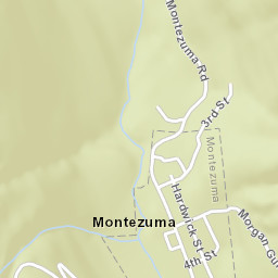 Montezuma Colorado Street Map