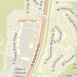 Goldenwest Park Colorado Street Map