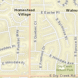 Castlewood Street Map