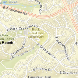 South Tallyn's Reach Parkway, Aurora, CO Street Map