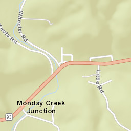 Oreville Ohio Street Map