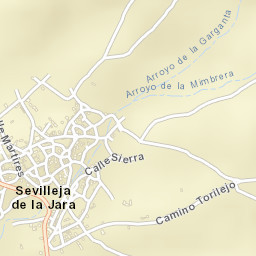 Sevilleja de la Jara Street Map