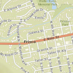 Frisco Street Map