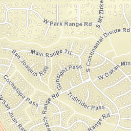 11170 Twin Thumbs Pass, Littleton, CO Street Map