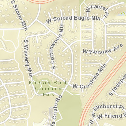 Ken Caryl Street Map