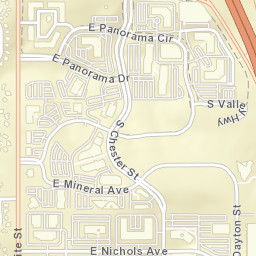 Centennial Street Map