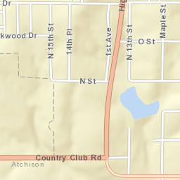 1417-1433 Division St, Atchison, KS 66002 Street Map