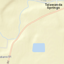 Talawanda Springs Ohio Street Map