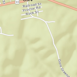 Gore Ohio Street Map