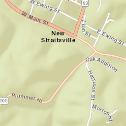 New Straitsville Ohio Street Map