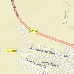 Museros Street Map