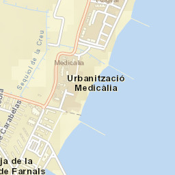 La Pobla de Farnals Street Map