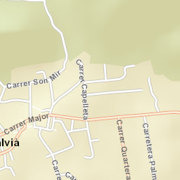 Calvià Street Map