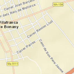 Vilafranca de Bonany Street Map