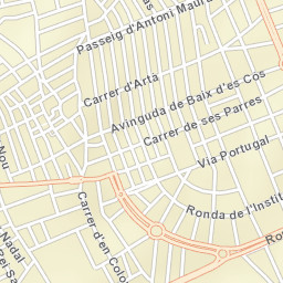 Manacor Street Map