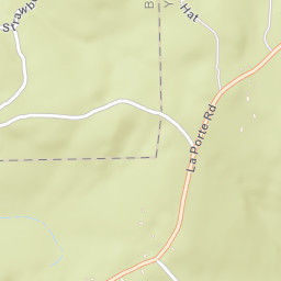 Strawberry Valley California Street Map