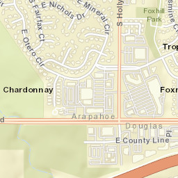 4800 East County Line Road, Highlands Ranch Street Map
