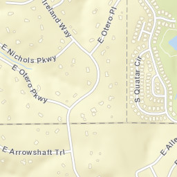 Travois Colorado Street Map