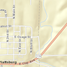 201-423 North Main Street, Plattsburg, MO  Street Map