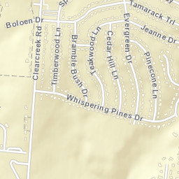 Tamarack Hills Ohio Street Map