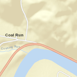 Coal Run Ohio Street Map