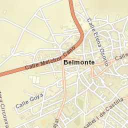 Belmonte Street Map