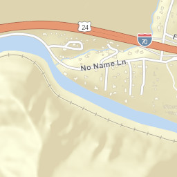 No Name Colorado Street Map