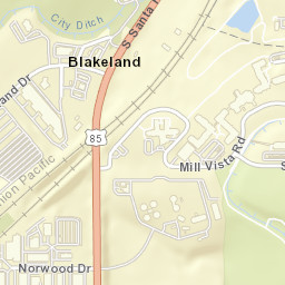 Blakeland Colorado Street Map