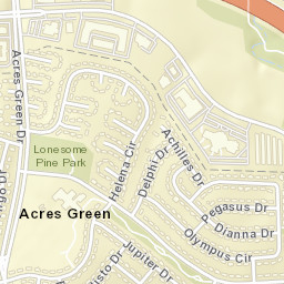 Acres Green Street Map