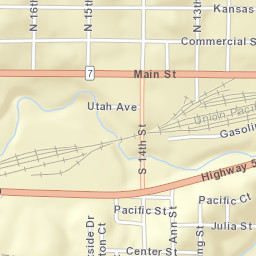 801-899 George Street, Atchison, KS Street Map