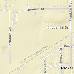 Rickard Acres Ohio Street Map