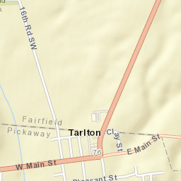 Tarlton Ohio Street Map