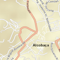 Alcobaça Street Map