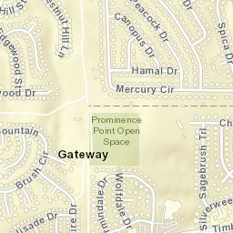 Gateway Colorado Street Map