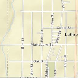706 Oak Street, Lathrop, MO 64465, USA Street Map
