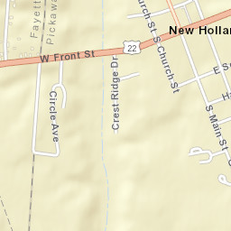 West Holland Ohio Street Map