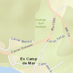 Camp de Mar Street Map