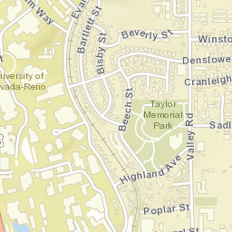 Unspecified, University of Nevada, Reno, NV Street Map
