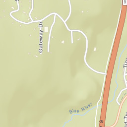 County Highway 9, White River National Forest Street Map
