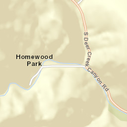 Homewood Park Colorado Street Map