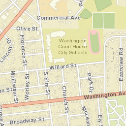 Washington Oaks Ohio Street Map