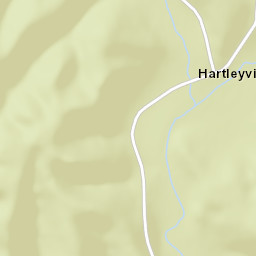 Hartleyville Ohio Street Map