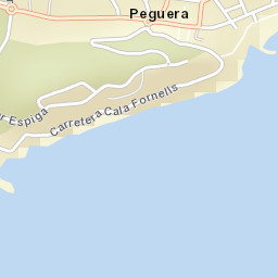 Peguera Street Map