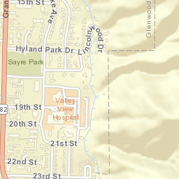 1906-1998 Blake Avenue, Glenwood Springs Street Map