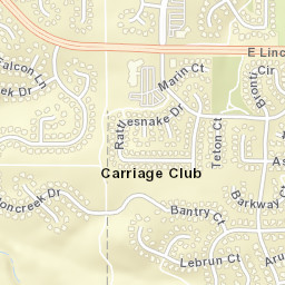 Carriage Club Street Map