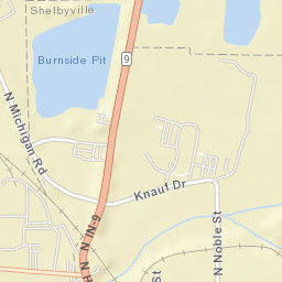 897-901 North Michigan Road, Shelbyville, IN Street Map