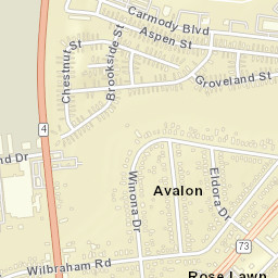 Avalon Ohio Street Map