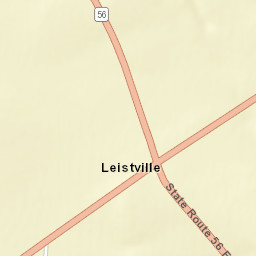 Leistville Ohio Street Map