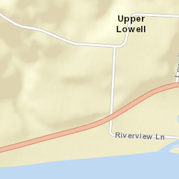 Upper Lowell Ohio Street Map