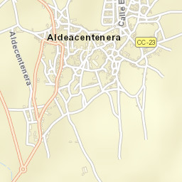 Aldeacentenera Street Map